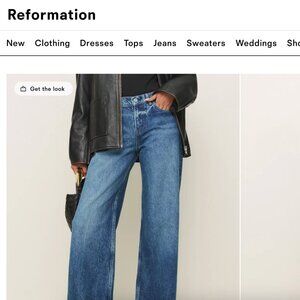 Reformation Carly Wide Leg Jean